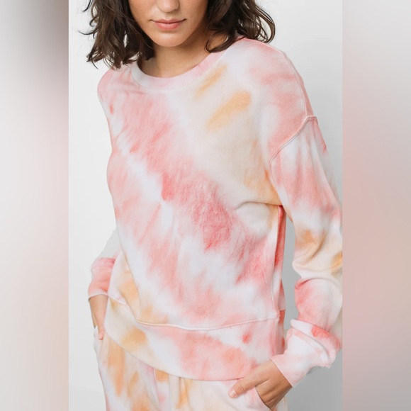 RAILS Ramona & Jane Hoodie and Short Coord Set - Sunset Tie Dye - Size XS - NWoT - Picture 3 of 4